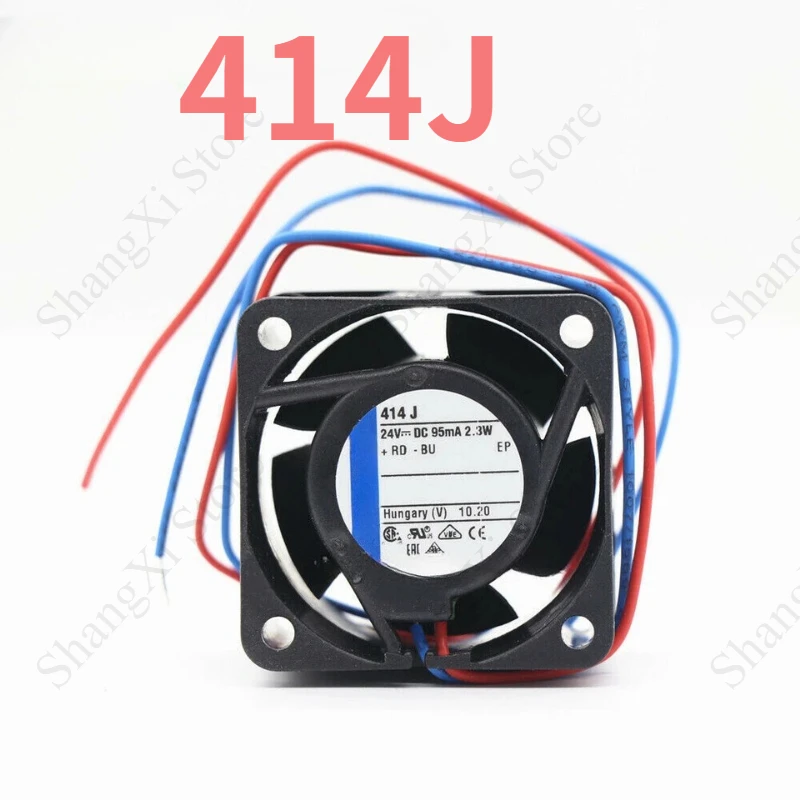 1PCS Brand New 414J 24V 2.3W 95mA 2wire 40 40 25MM Cooling Fan Fast Delivery