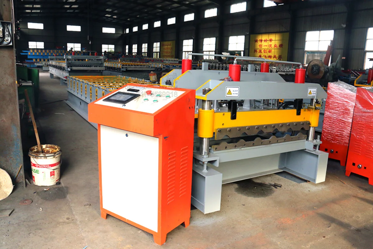 Building Roof Plc Control Roofing Sheet Glazed Roofing Tile Machine FX780 Metal Glazed Sheet Roll Forming Machine Series