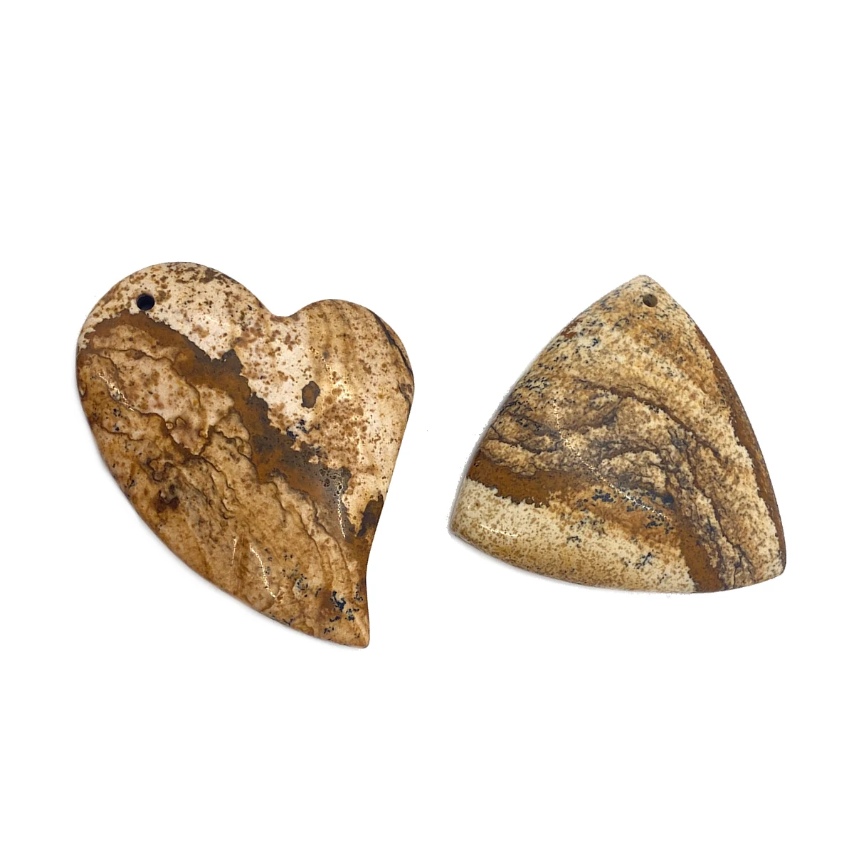 

5pcs/pack Natural Stone Drawing Stone Pendant Set Mixed Shape Drawing Pendant Charm Jewelry Making DIY Necklace Accessories