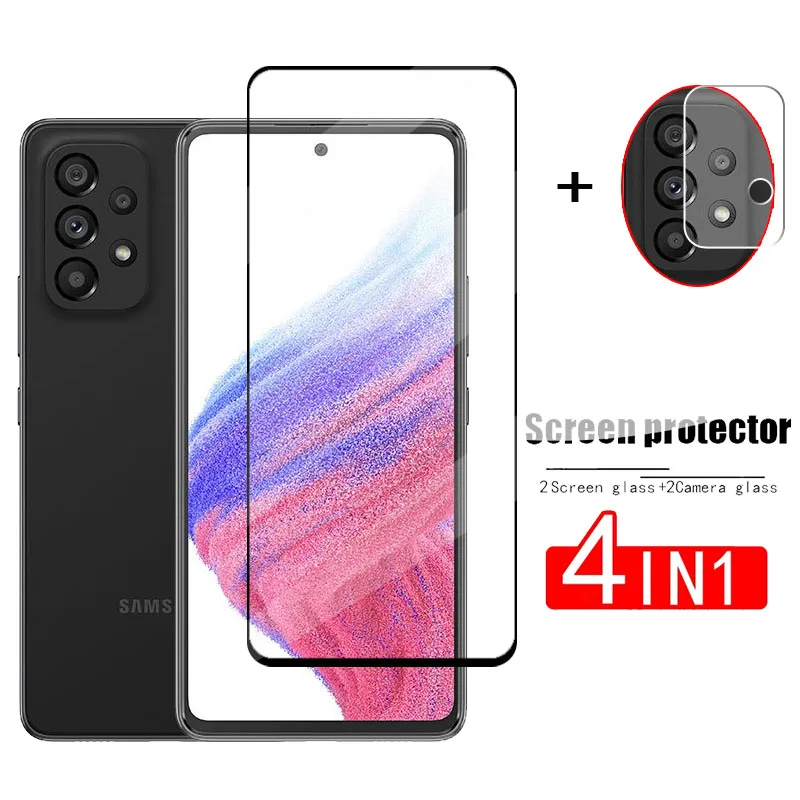 

Full Cover Glass For Samsung Galaxy A53 Tempered Glass For Samsung Galaxy A53 Screen Protector Phone Film For Samsung Galaxy A53