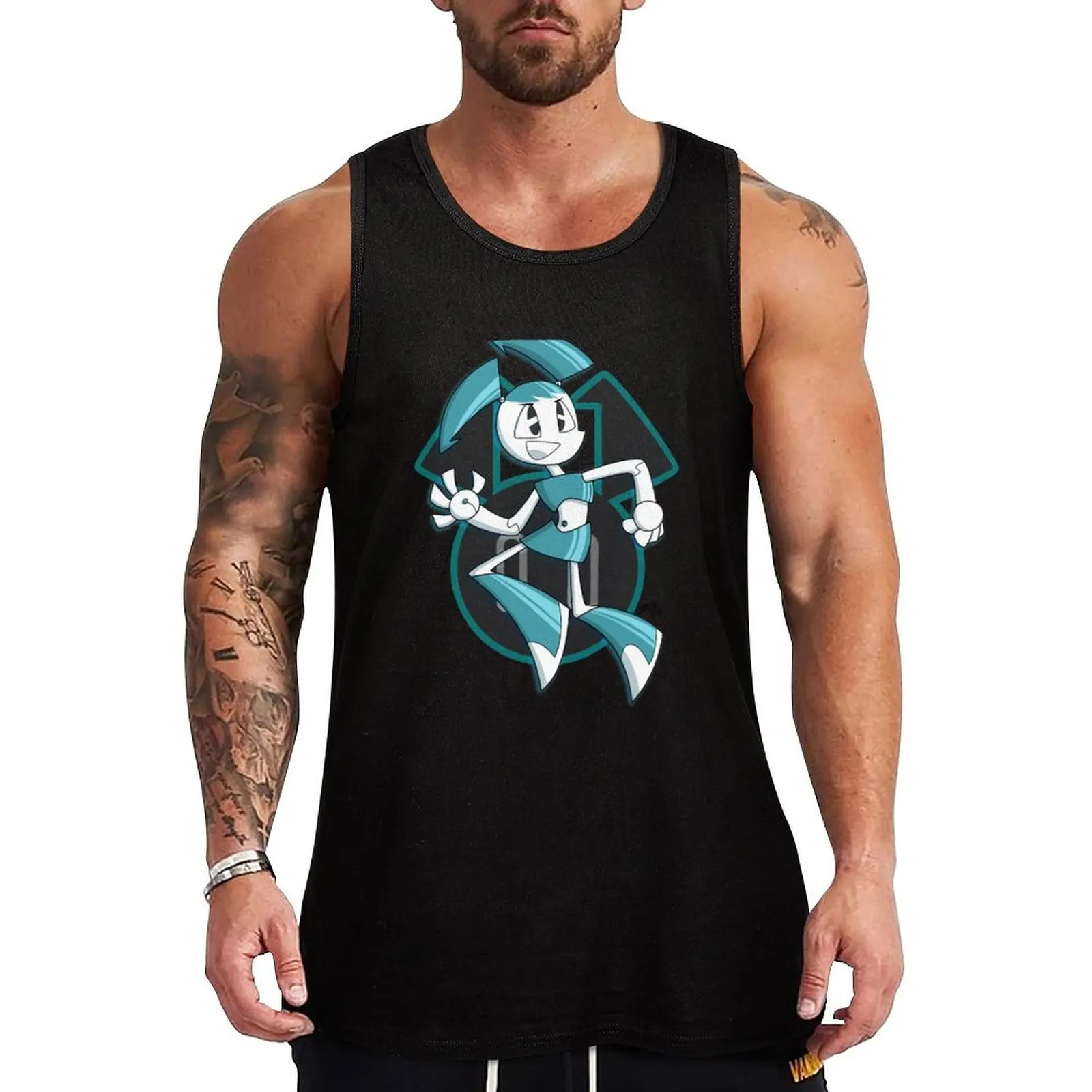 Jenny XJ9 Tank Top sleeveless shirt man gym Man clothes for gym Men's t-shirts