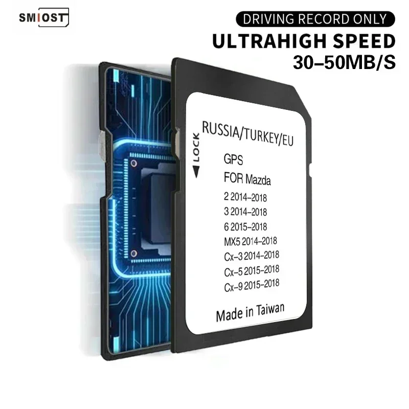 Mais recente versão de mapas navegação sat nav 16gb cartão gps sd para mazda 3 6 cx3 5 9 mx5 frete grátis com adesivo anti nevoeiro