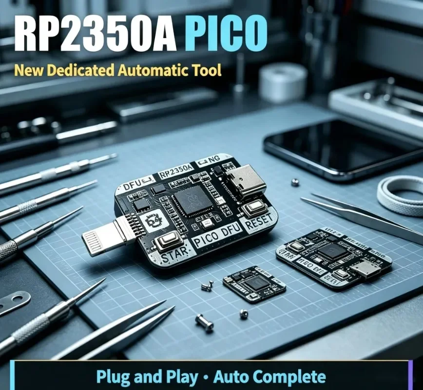 (Newly Upgraded) for RP2350 USB A RP2350A One Click DFU Restart Data Enter Recovery Mode IPhoneXR-11PM Repair Accessories