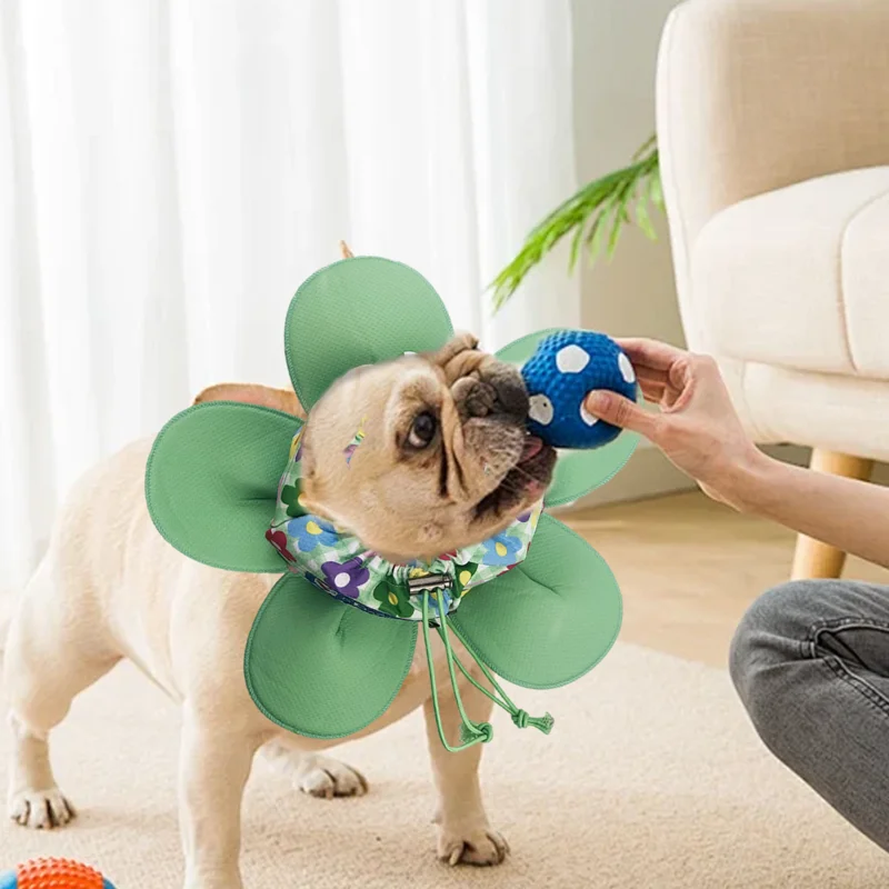 

Dog Cooling Neck Wrap Ice Dog Bandanas Reusable Petal Shape Adjustable Dog Neck Wrap For Bulldog For Summer Hot Weather Dogs And