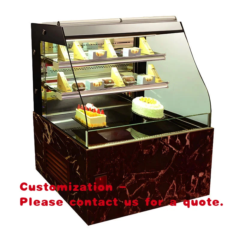 custom.Supermarket Baking Area Cake Breads Refrigerator Keep Cooler Display and Storage