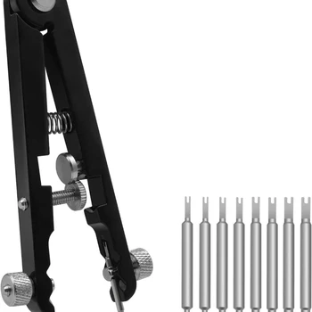 Watch Spring Bar Plier Tool Set Watchband Pliers with 10 Pins Watch Wrist Ban Repair Remove Tool Spring Plier Tweezer