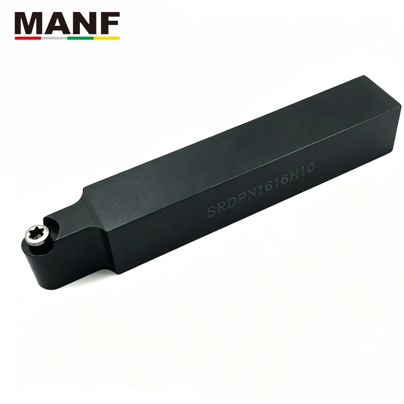 MANF CNC 12mm 16mm SRDPN-2525M08 Turning Lathe Cutter Indexable Lathe Tools RPMT08 Carbide Inserts External Turning Tool Holder