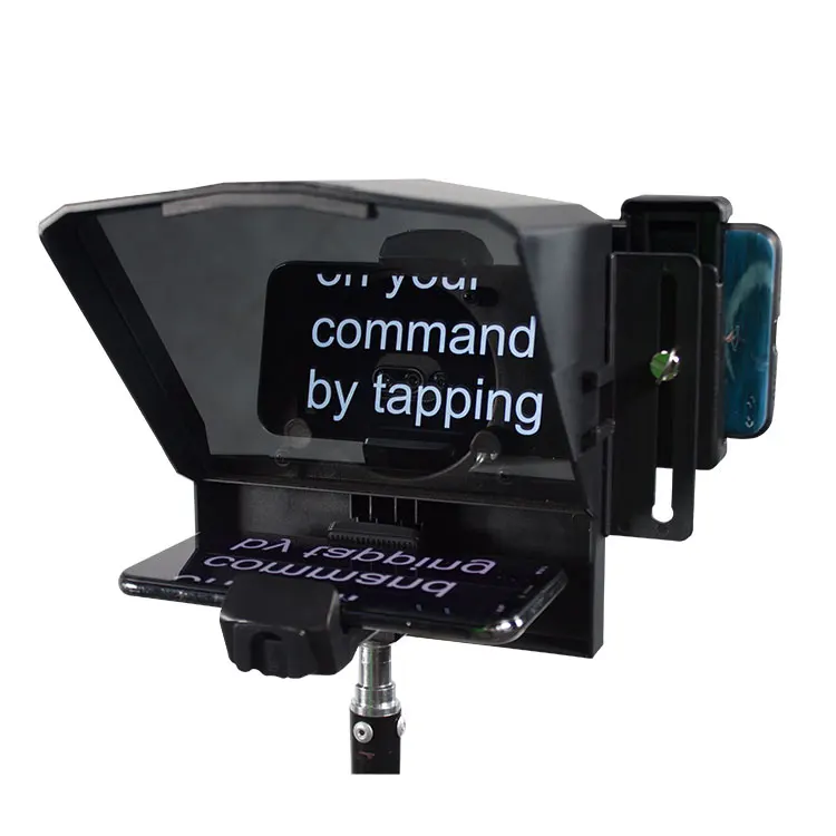 Mini TY MT1 portable DSLR smartphone teleprompter prompteur with remote control