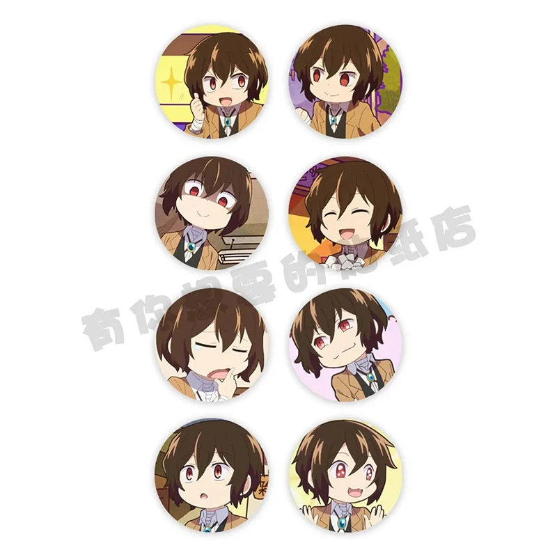 Bungo Stray Dogs Animation Comic Peripheral Toy Dazai Osamu Sticker Paper Tape 500 Pics Luggage Guitar Skateboard