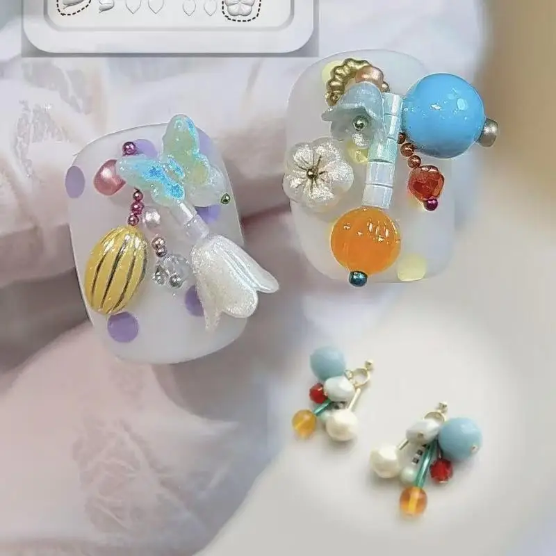 1 Stück Silikon 3D Nagelkunst-Form mit verschiedenen Blumen-, Blatt- und Schmetterlingsdesigns, antihaftbeschichtet, wiederverwendbar für DIY Nagelstudios und Nageldekoration zu Hause. – Detail 13