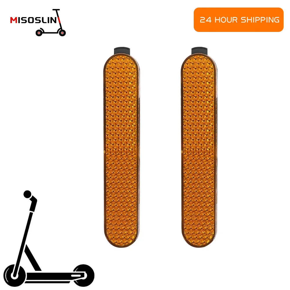 Night Safety Reflective Strip Electric Scooter Accessories Warning Reflector Bars Side Decorative Cover Block For Xiaomi Mi4