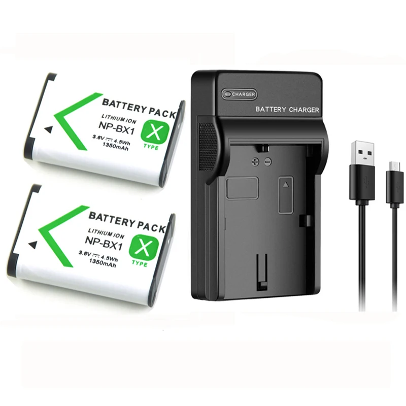 

NP-BX1 NPBX1 NP-BX1 Battery + USB Charger for Sony DSC RX100 M3 M2 RX1R WX300 WX350 HX300 HX400 HX50 HX60 HDR AS50 AS300 AS100V