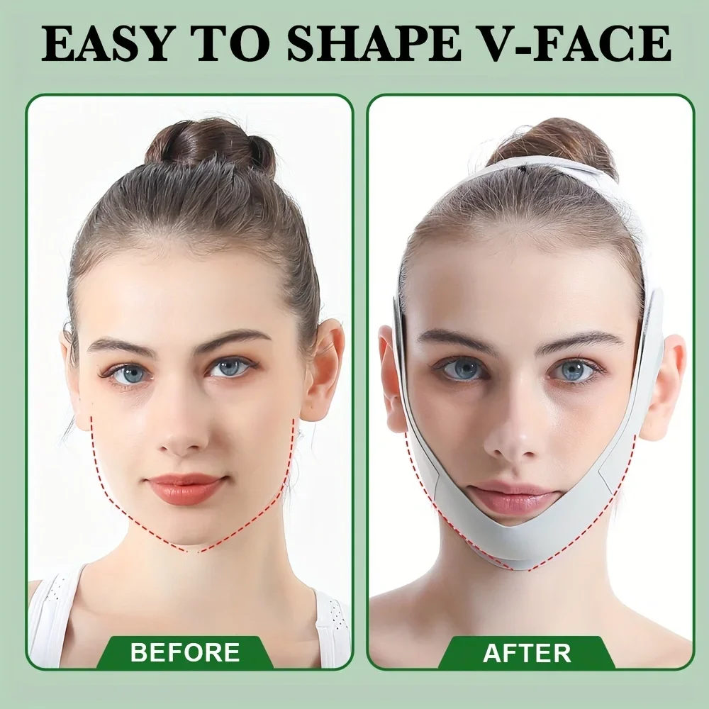 Small V-face lifting mask causes double chin face band V-face bandage sleep face carving