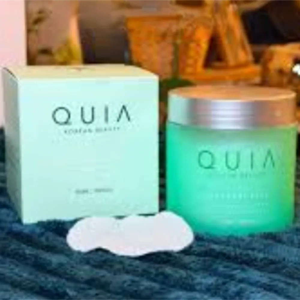 50ml QUIA Korean Toner Pads Original Beauty Zero Pore Pads Deep Cleansing Pore Minimizing 70pcs Gentle Exfoliating Cotton Sheet