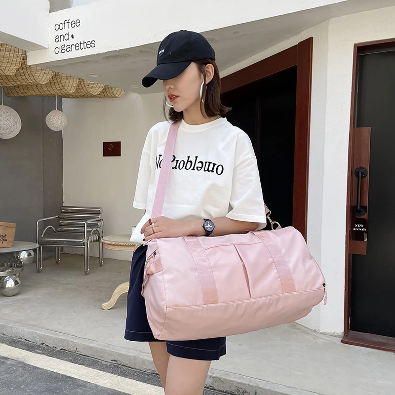 

Duffle Bag for Travel with Shoe Compartment Overnight Handbag for Women with Wet Pocket Hospital Bags for Labor and Delivery