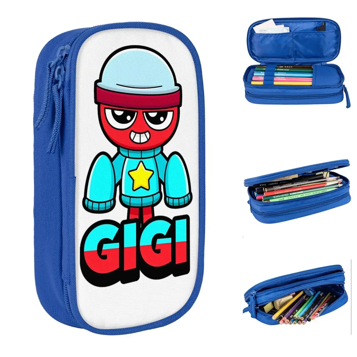 

Fashion Dandys World Gigi Pencil Cases Pencil Box Pen Holder for Student Big Capacity Bag School Supplies Gift Stationery