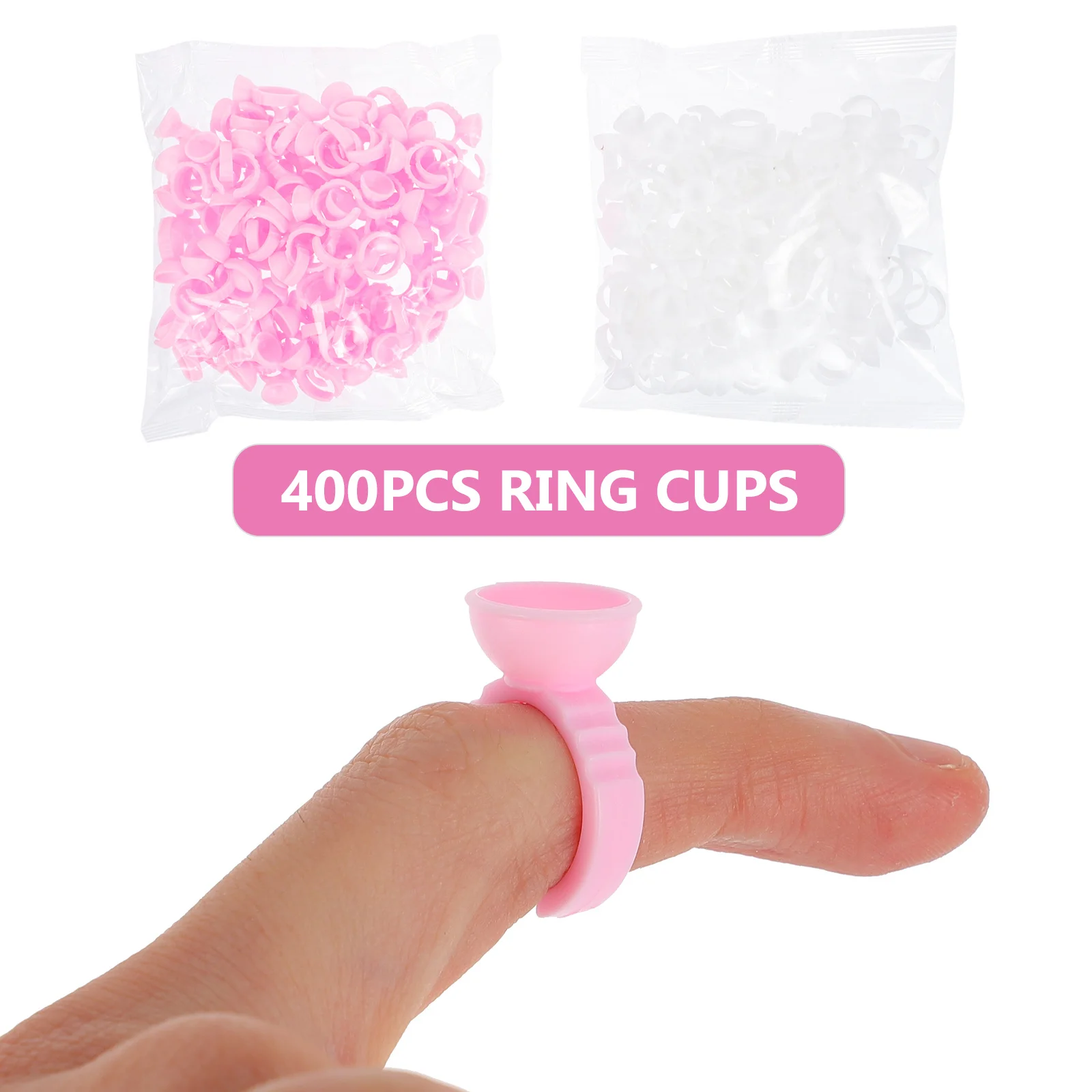 

400 шт. контейнер для пигментов, чашка, кольца для макияжа, принадлежности для салона красоты