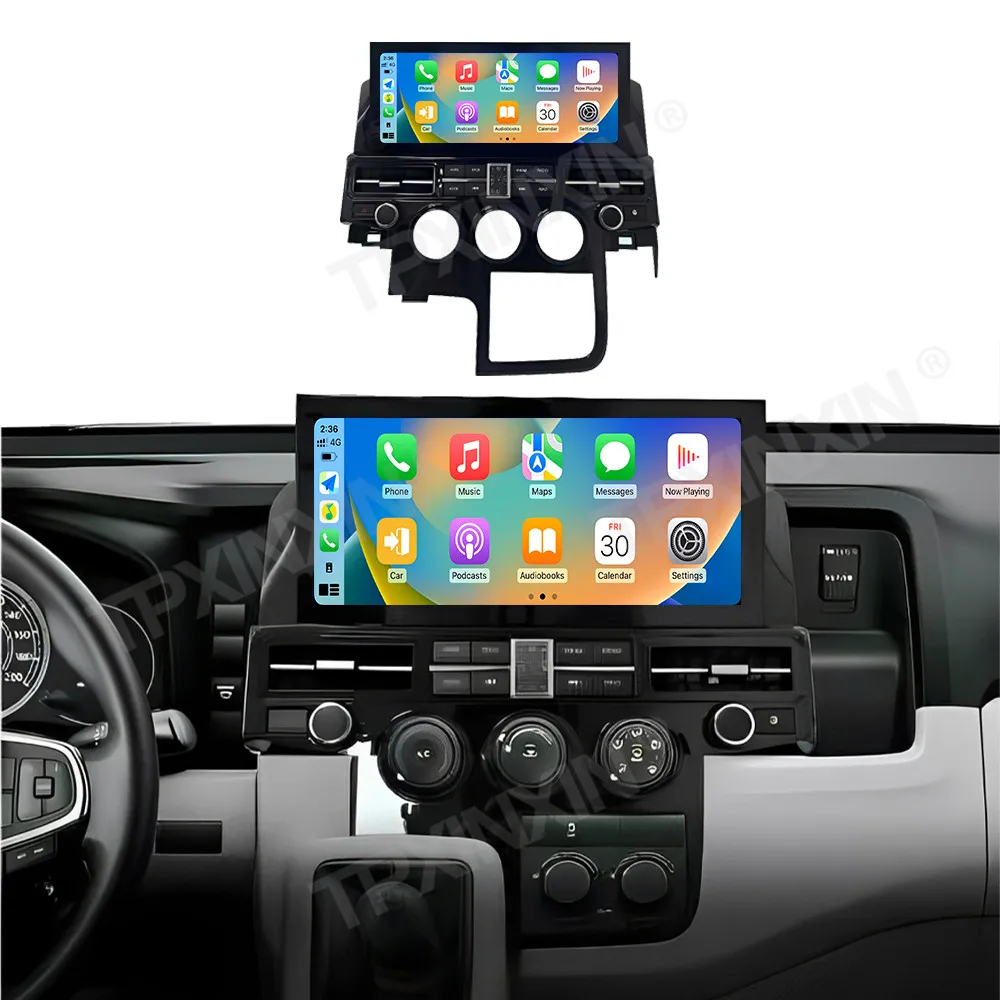 12.3 Inch Upgrade 2025 Car Radio GPS Navigation Radio For Toyota Hiace 2019 Multimedia Player Carplay HD Screen Android 13 Auto