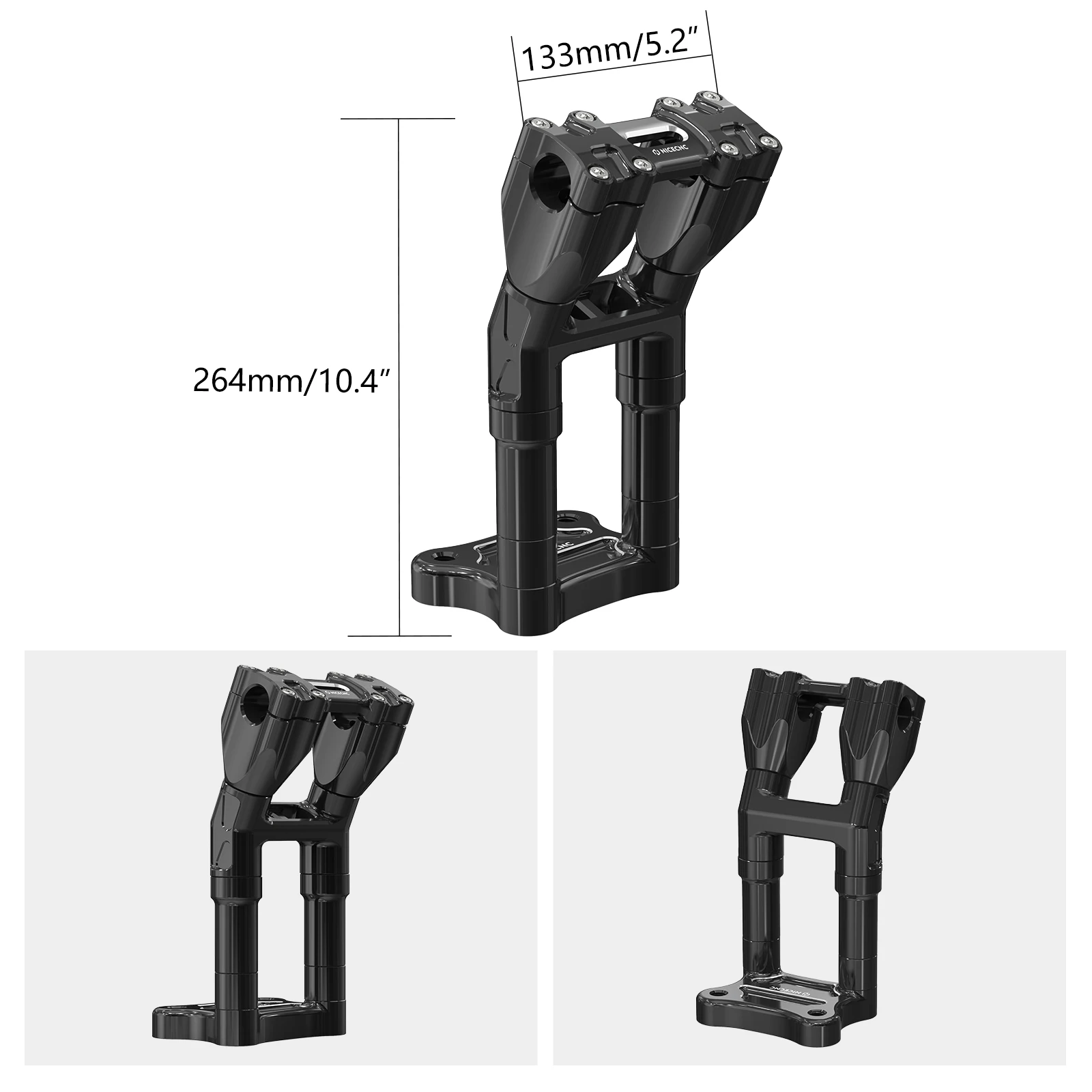 Für Harley 2006–2024 Street Glide FLHX Pullback-Lenker Kickback Riser Ultra Limited FLHTK Electra Glide Standard