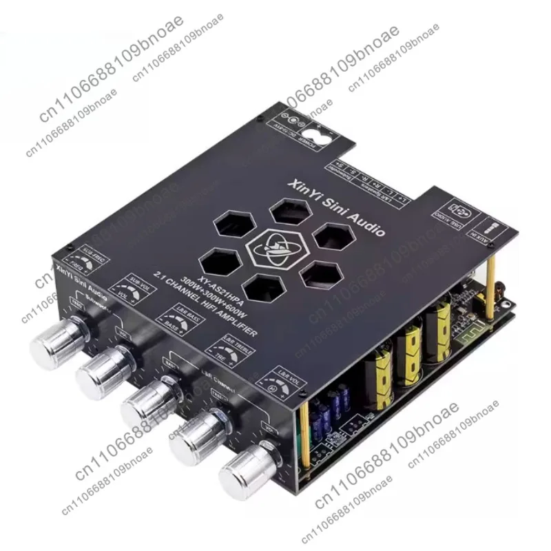2.1 Channel Bluetooth Digital Amplifier Board TPA3255 DC19-50V Wide Voltage 2*300W+600W