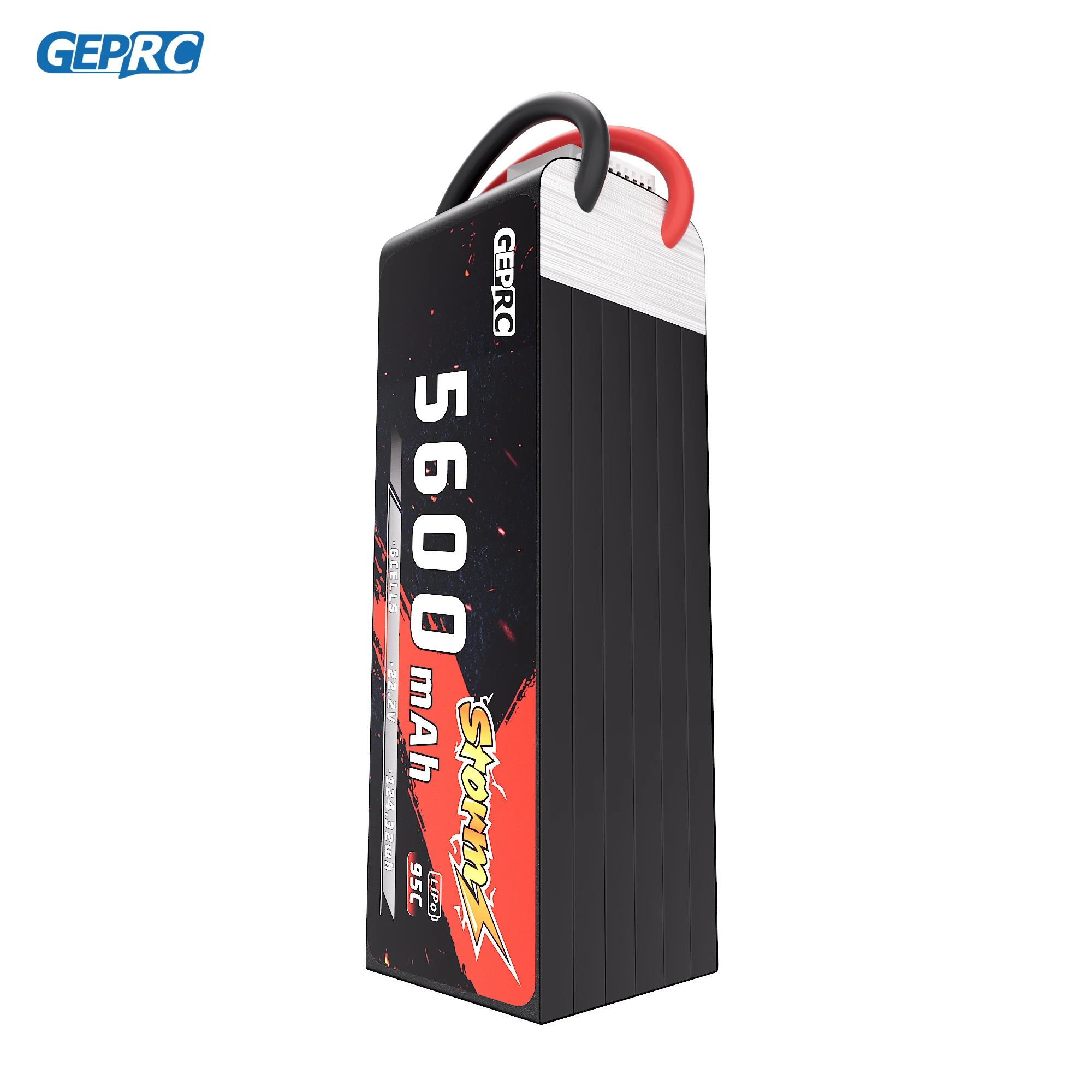 GEPRC-Batterie Lipo Storm 6S, 5600mAh, 95C, adaptée aux drones de la série 8-12 pouces, quadricoptère RC FPV, pièces d'accessoires pour importateur FreKouDrone