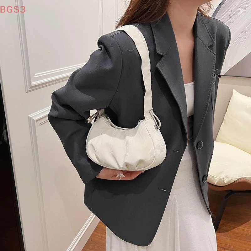 

Корейская сумка через плечо с цепочкой, новинка лета 2024, женская модная плиссированная сумка