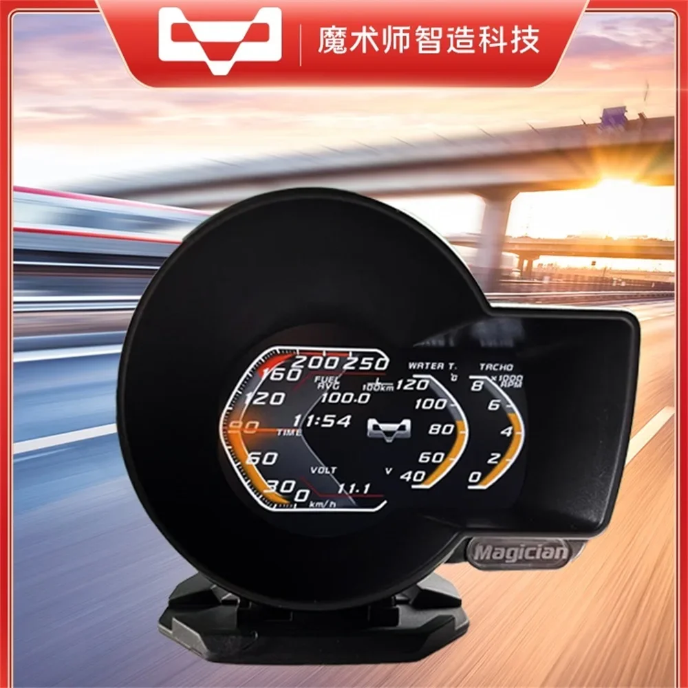 

⭐Certified Products⭐MAGICIAN OBD2 Display Tubro Tachometer Speed Water Oil Temp Oil Fuel Pressure AFR Car Smart Upgrade Series
