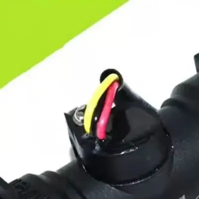 3 Wire Hall Water Flow Sensor Switch Assembly 74mm Length 11cm Cable Black For Gas Water Heater Ignition Control Replacement Par