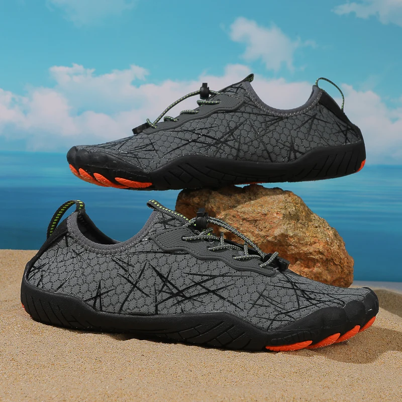 

Man Barefoot Water Shoes Woman Aqua Shoes Couple Beach Shoes Gym Outdoor Training Footwear Swimming Anti-slip Quick-dry Sneaker