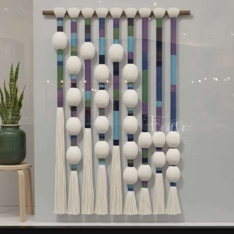 

Macrame Wall Hanging Handmade Zodiac Series, Boho Fiber Art Home Decoration for Living Room Bedroom