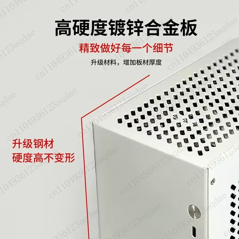 Mini Portable Side Transparent A4 Portable Chassis Small  Power Single Display Chassis K39