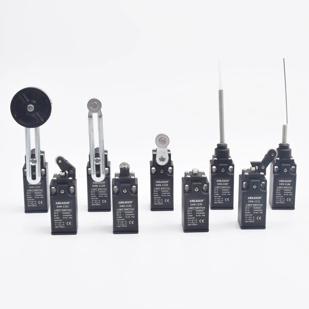 ABILKEEN D4N Series Safety Limit Switch 1NO1NC 250VAC 6A Elevator Limit Switch M20 Socket Water and Oil Waterproof Limit Switch