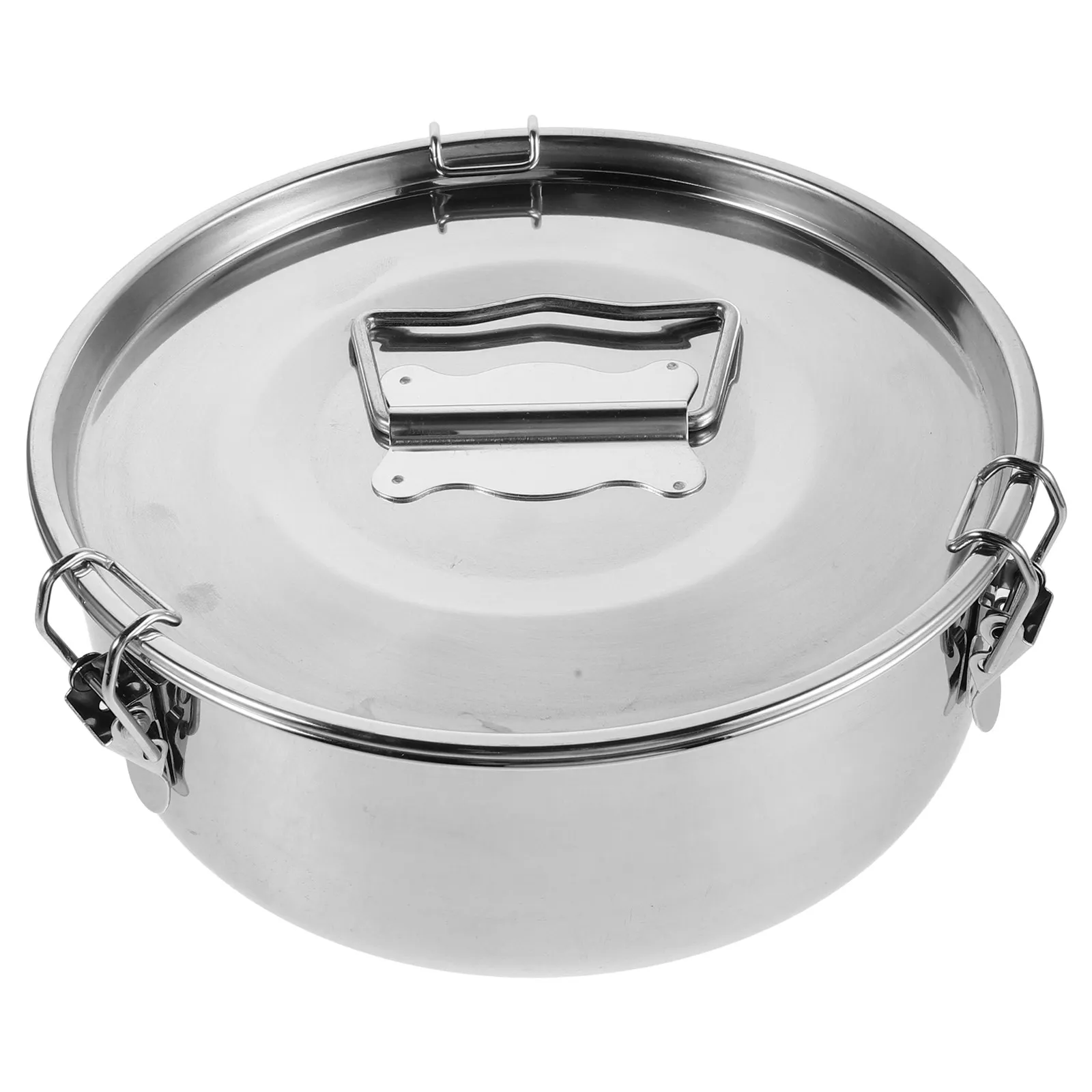 Stainless Steel Flan Mold with Lid and Handle 50.7oz Round Steaming Basket for Pressure Cooker Electric Pot Baking Pudding