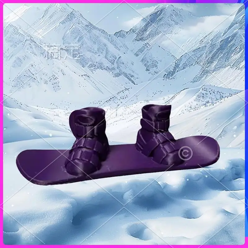 AUU-미니 핑거 스노우 보드, 3D 프린트 핑거 스노우 보드, 핑거용 미니 스케이트보드 스노우 보드, 미니 스키 장난감 핑거