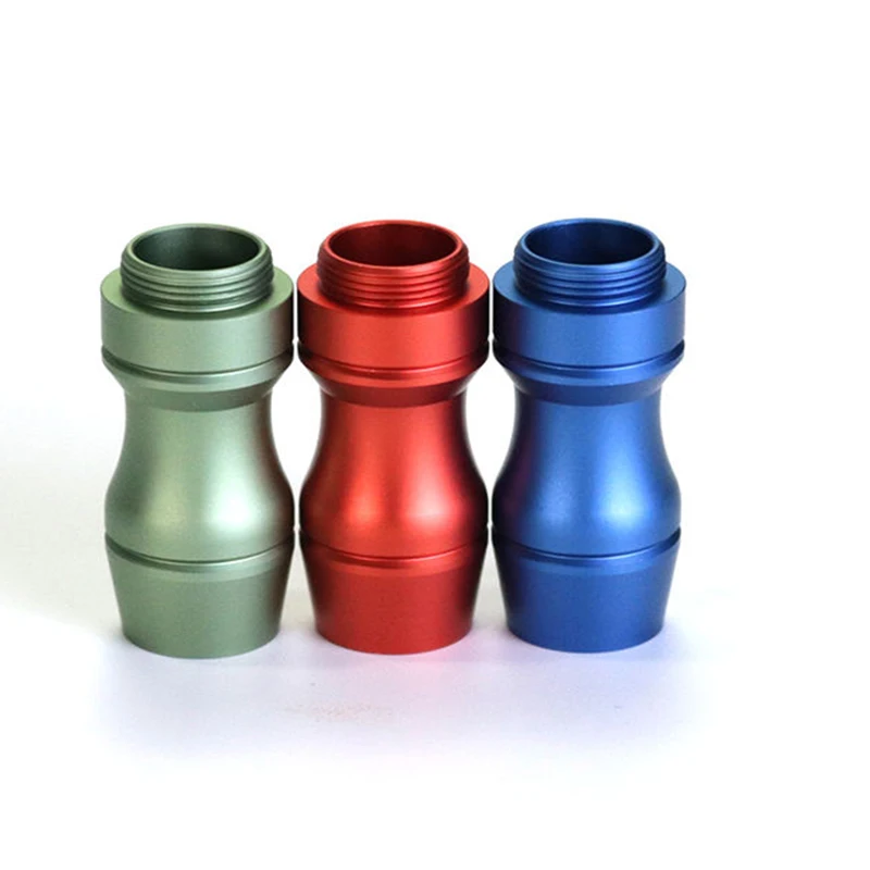 Custom 6061 7075 Precision Shaft Pin Sleeve Adapter Connector Turned Threaded Anodized Type Aluminum Alloy Cnc Machining