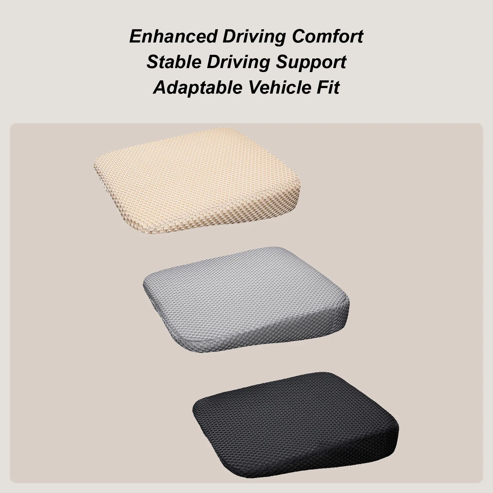 

Adult Car Booster Seat Non-Slip Thickened Car Seat Booster Adult Short Driver For Tailbone Fatigue Relief Truck SUV RV Sedan