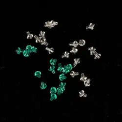 50 Pcs Simple Fishing Hook Bait Stopper Super Tight Fishing Rubber Beads Durable PVC Screw Chod Rigs