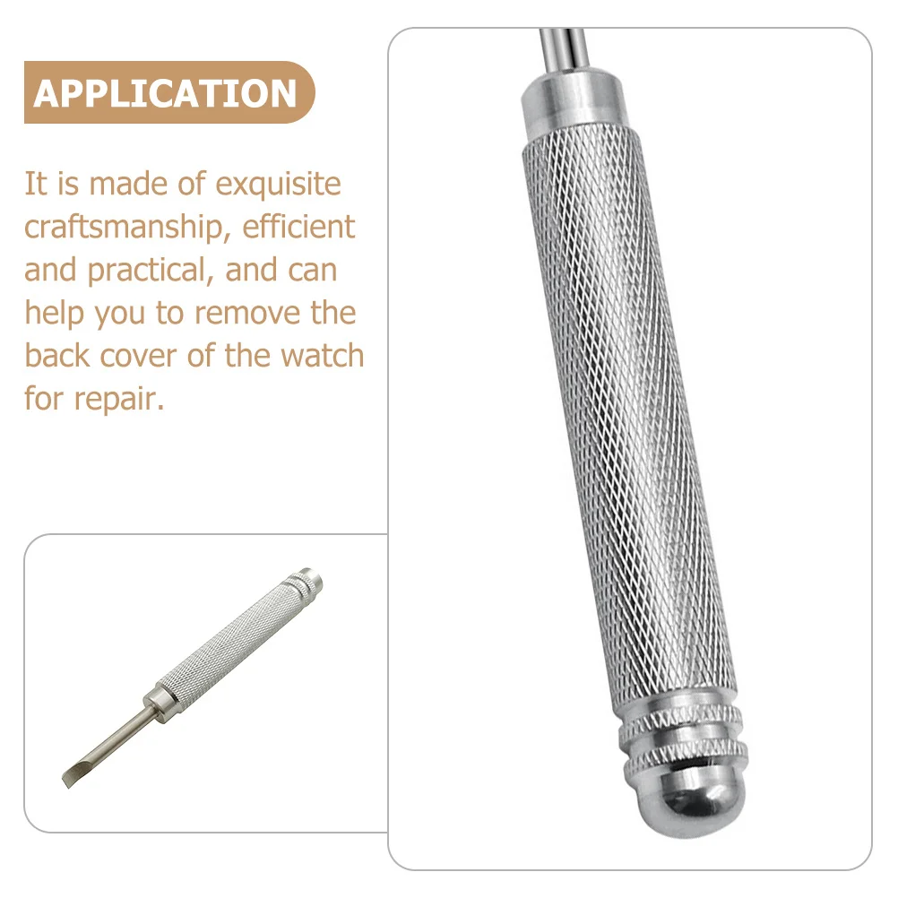 

Watch Repair Tool Alloy Steel Back Case Opener Practical Prying Screwdriver for Watch Maintenance and Removal