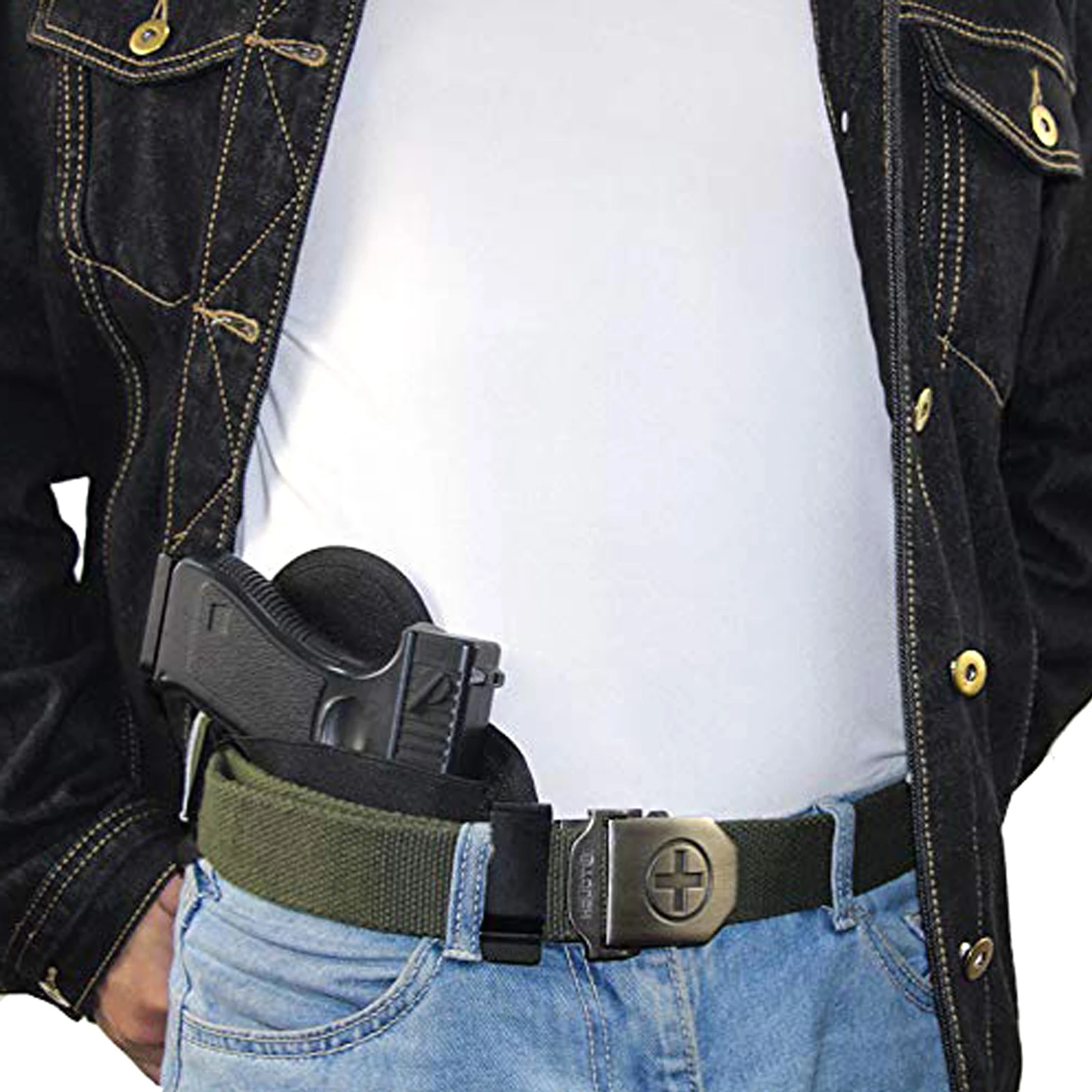 Tactical Holster IWB Concealed  Carry Pancake Gun Holster fit All Size HandgunNylon waterproof high quality