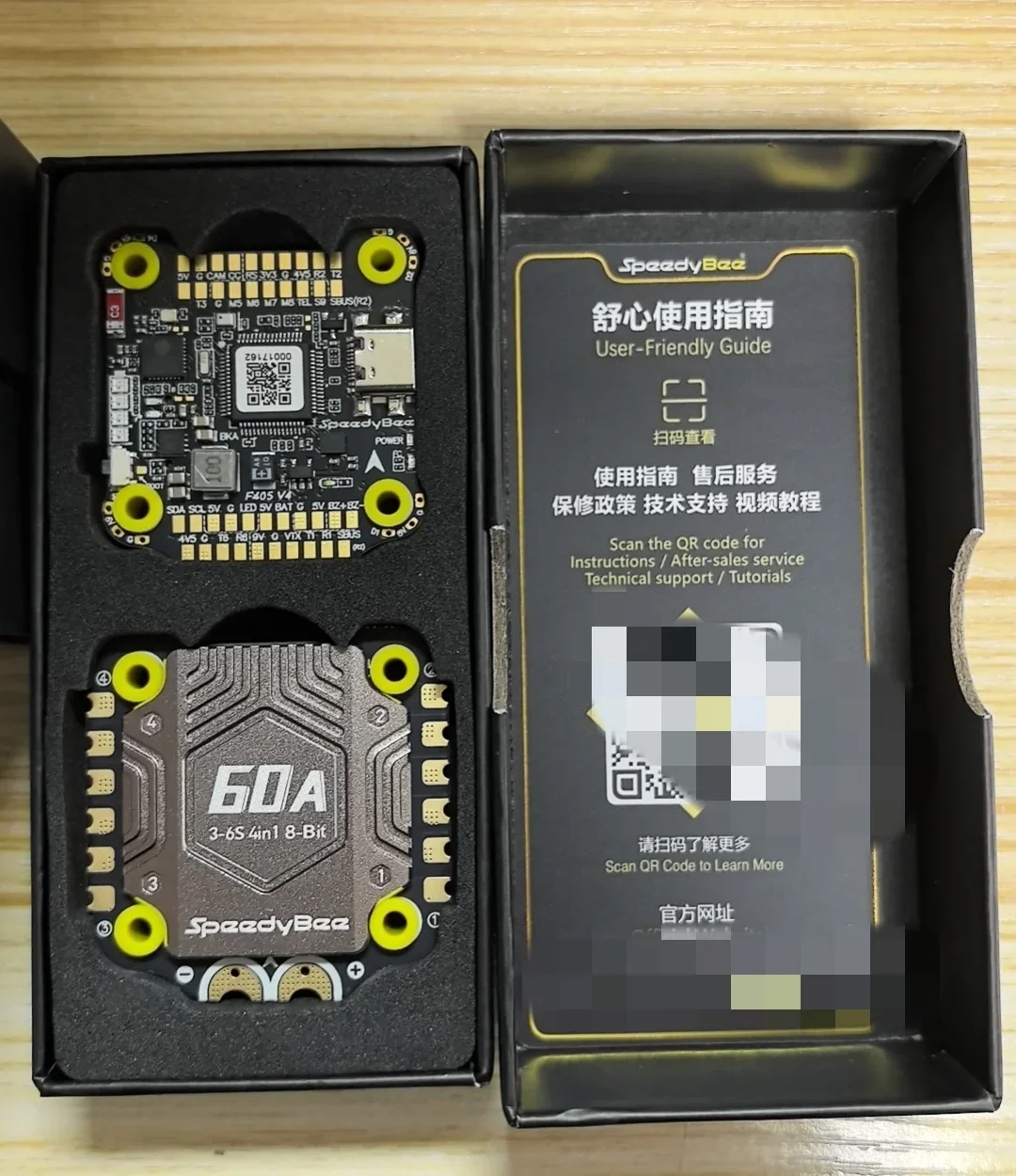 BoMasMIN STOCK Speedybee F4V4-55-STACK 3-6S 30*30mm Stack BMI270 Flight Controller 55A 4in1 ESC For FPV Freestyle Drones DIY Par