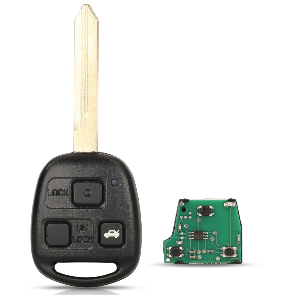 Jingyuqin p/n: 89071-0d010 ce0165 433MHz 4 d67/4c Chip 1998 Taste Ferns chl üssel anhänger für Toyota Corolla Yaris Avensis