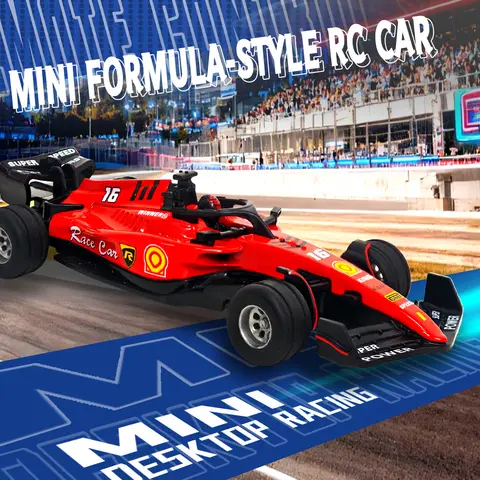 Mini RC Drift Car with Gyro, 1:64 4WD Full Proportional RC Cars, High Speed Remote Control Car with Lights, Vehicle for Adults K