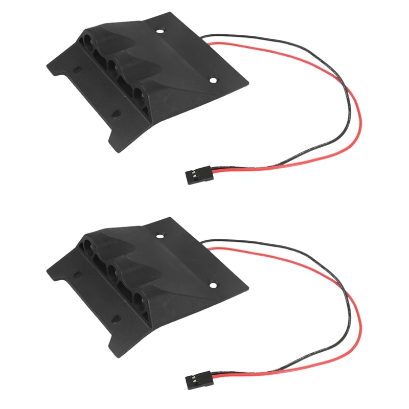 

2X Plastic Roof Plate Trim With LED Light Set Fit For 1/5 HPI ROFUN ROVAN KM BAJA 5B 5T 5SC RC CAR PARTS