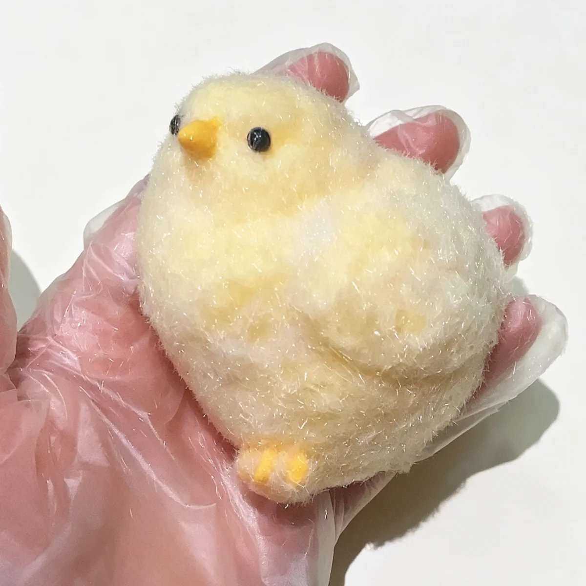 Uncompressed gift - The Squeezable and Soft Yellow Little Chicken That Bounces Back Quickly. Cute Handmade Birthday Gift