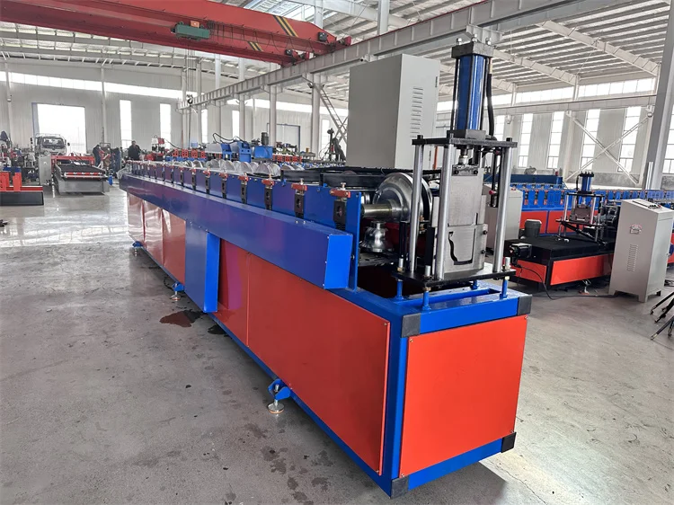 Mobile Galvanized K Style Water Collection Downspout Pipe Rain Gutter Making Machine Metal Down Pipe Roll Forming Machine