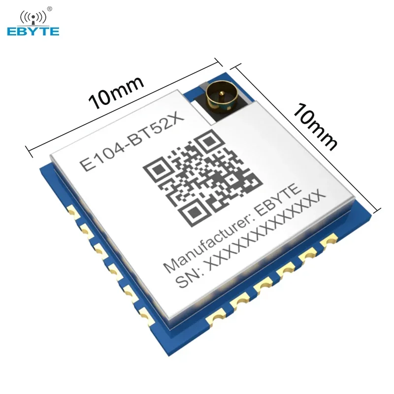 DA14531 Bluetooth to Serial Port Module BLE5.0 EBYTE E104-BT52X Low Power Consumption IPEX 3th SMD Wireless Module Small Size