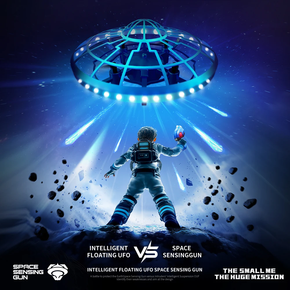 Дрон XS4 НЛО, распознавание жестов, самолет, интерактивная защита от падения, индукционная интеллектуальная подвеска для родителей и детей, игрушка для детей