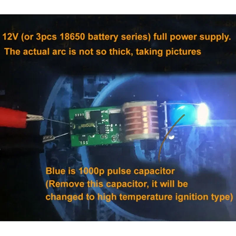 

1PCS DC 5V-12V 15KV High Voltage Generator Step-up Inverter Arc Igniter Coil Module Board DIY NEW