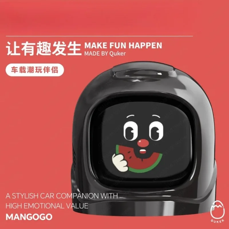 Suitable for Car Electronic Ornaments Pet Tide Play Intelligent Expression Robot Significant Other Car Decoration