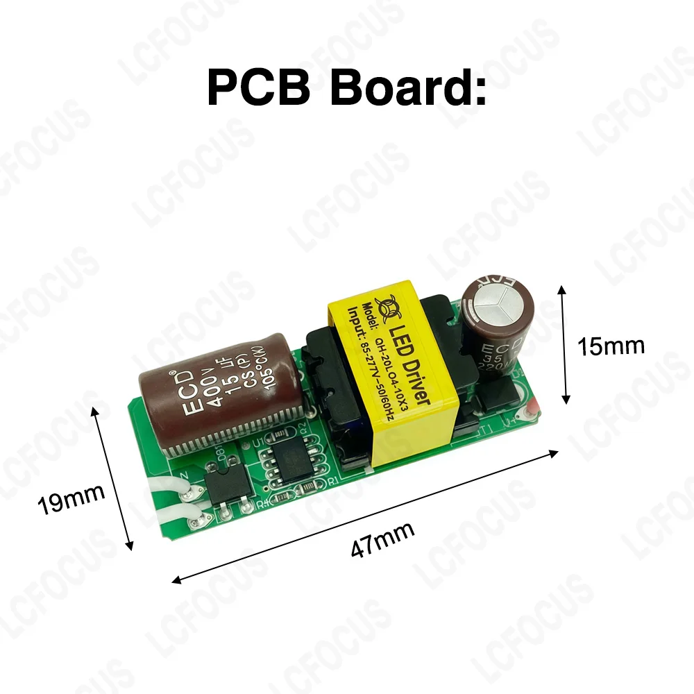 7W 12W 15W 18W 20W 24W Constant Current LED Driver 300mA 450mA 600mA 900mA No Flicker Input 110V 220V Lighting Transformers